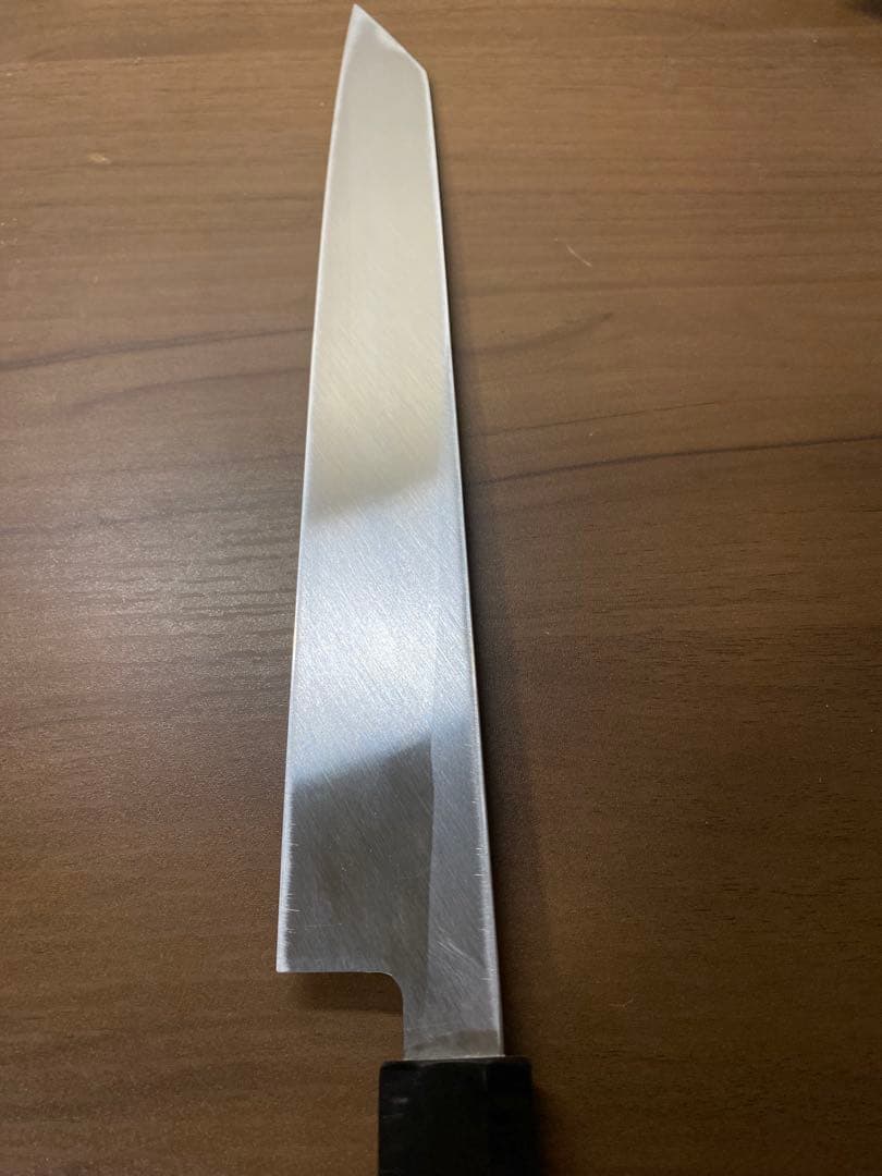 京都　有次　切付柳刃　27cm 八角柄　鞘付き