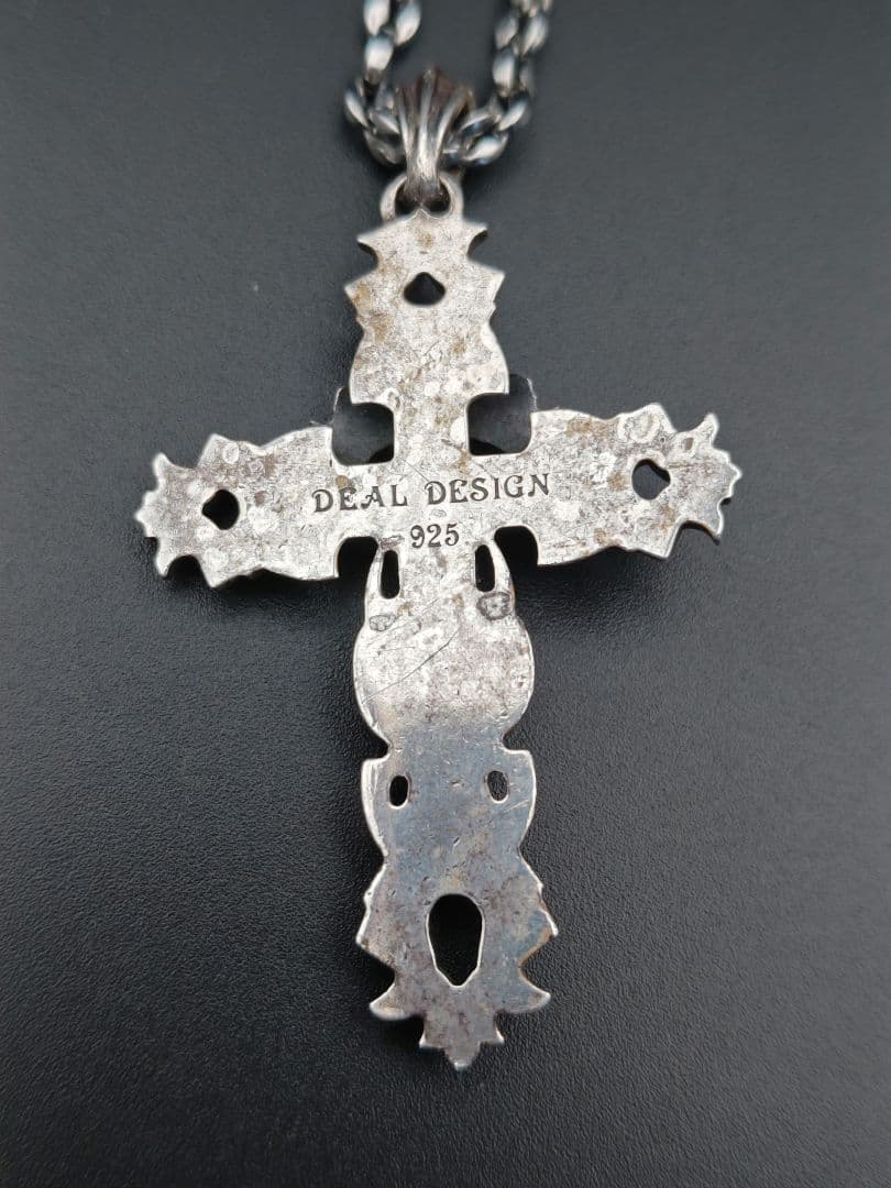 deal design◎ネックレス◎silver925シルバー925◎クロス骸骨