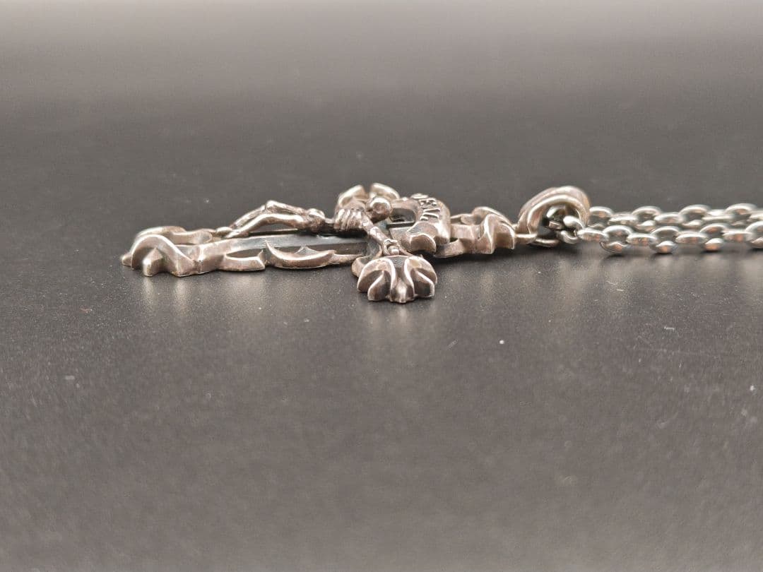 deal design◎ネックレス◎silver925シルバー925◎クロス骸骨