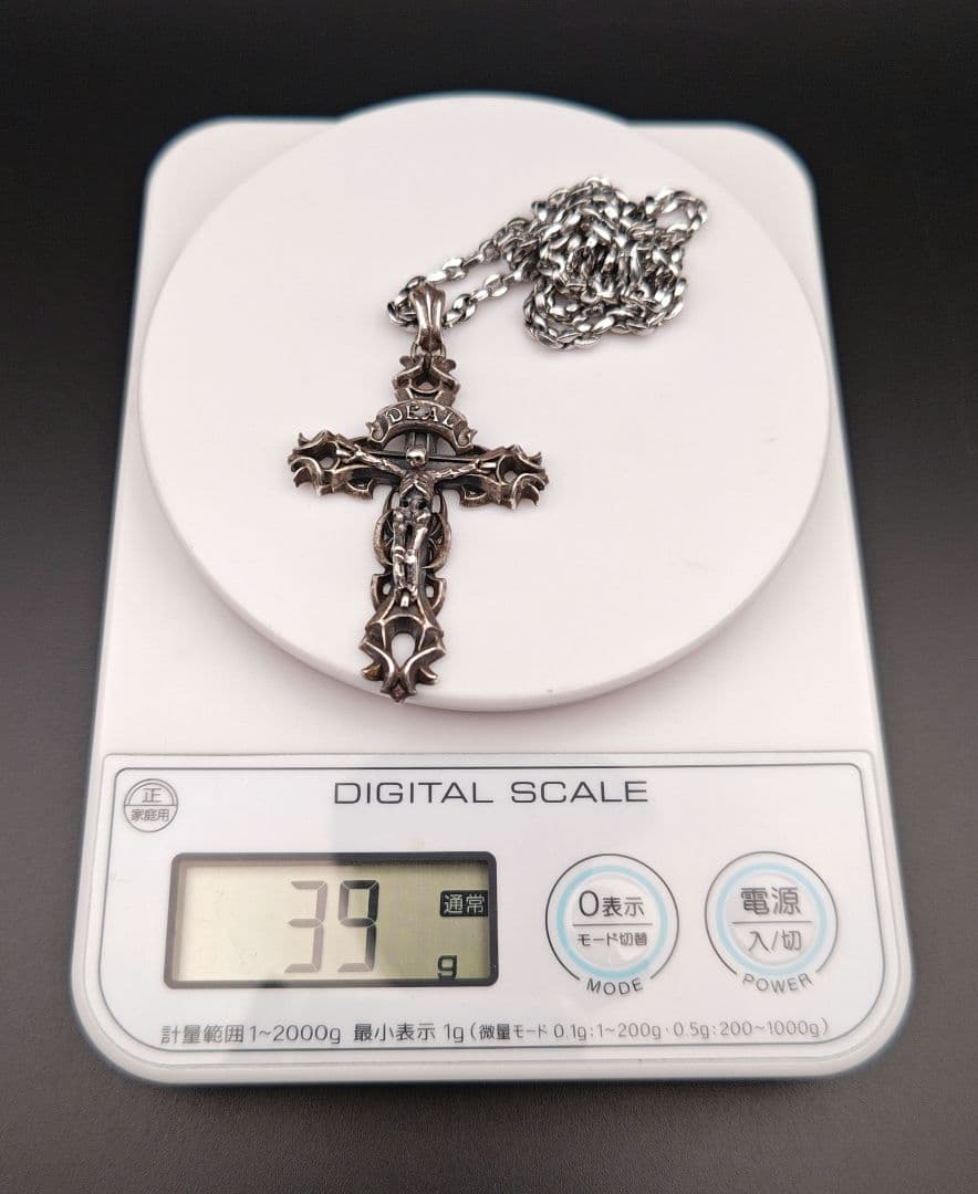 deal design◎ネックレス◎silver925シルバー925◎クロス骸骨