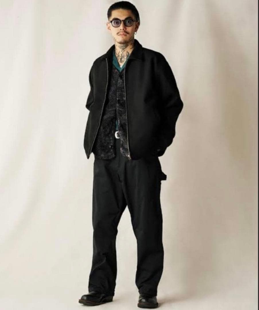 トップス CALEE NYLON RIP FLEECE WAIST COAT