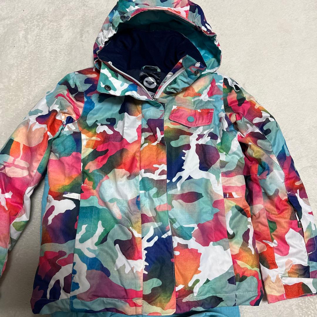 【ROXY】ロキシー スノボ、スキーウェア キッズ Size 8セットアップ