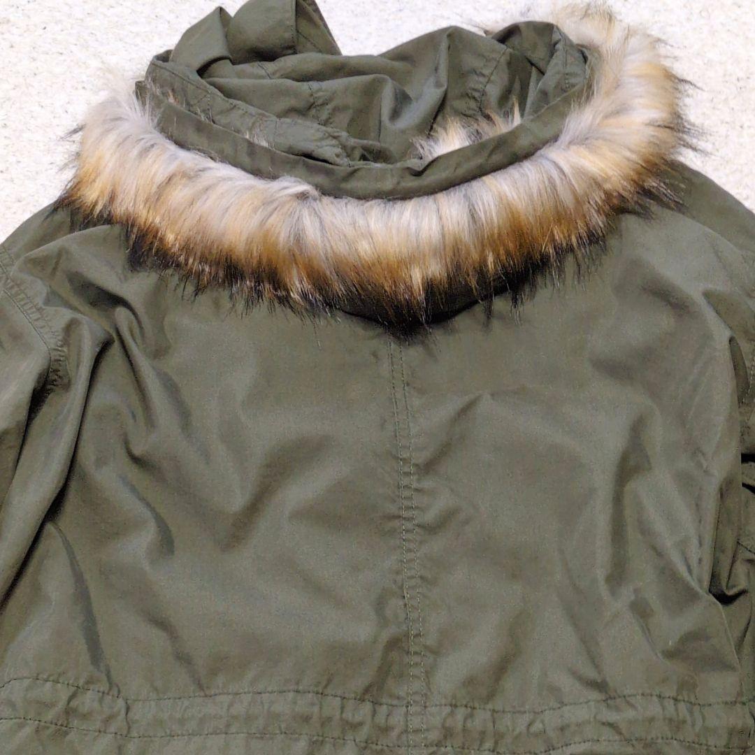 12-81【美品】ファー付きモッズコート　ライナー付きy2k
