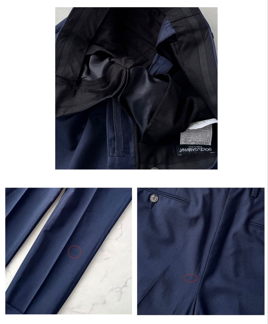 定価約50万 DOLCE&GABBANA ドルチェ&ガッバーナ スーツ 46 M