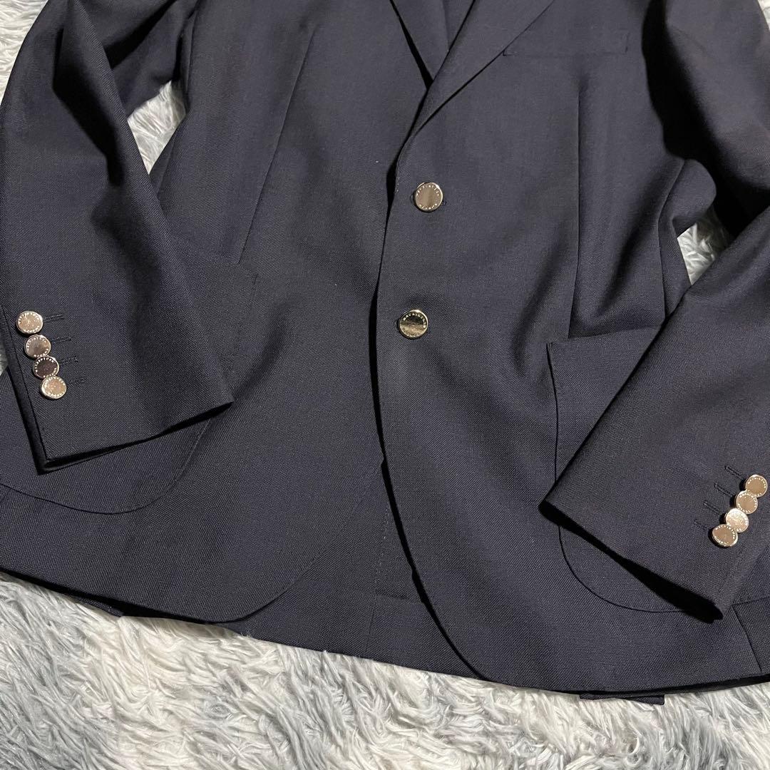 専用　マッキントッシュロンドン　ジャケット　紺ブレ　銀ボタン　背抜き　38