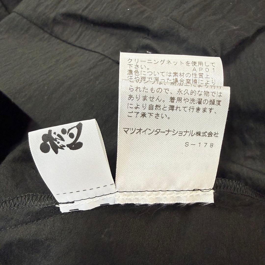 極美品　22年　慈雨/センソユニコ　薄手　スプリングコート　ブラック