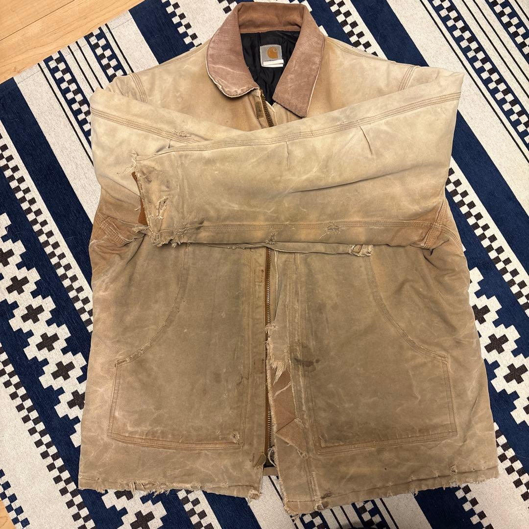 し*け様 Carhartt ベージュ トラディショナルジャケット