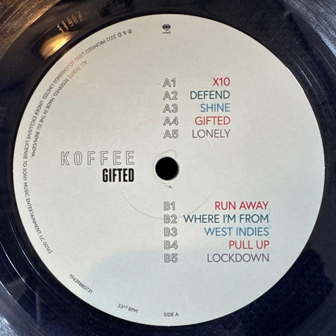 レア GIFTED / KOFFEE (LPレコード)