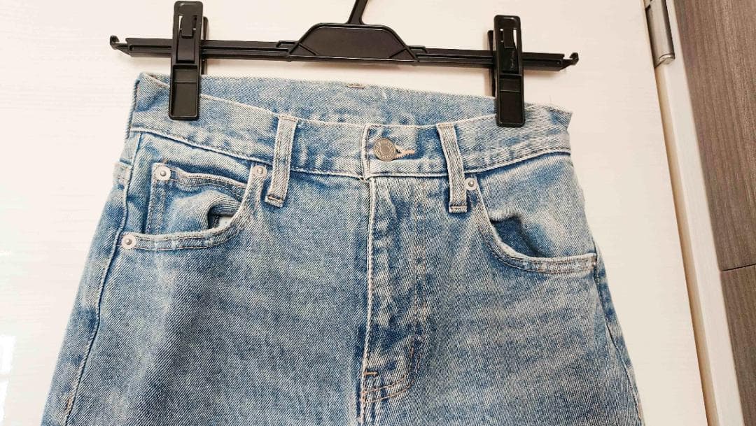 ダーリッチ darich セミフレアデニムパンツ BLU ブルー S 裾上げ済み