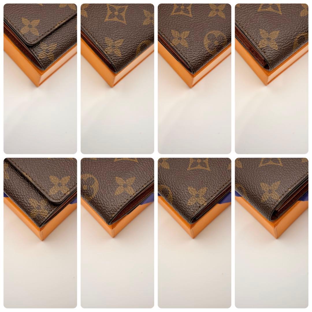 【鑑定済み】ルイヴィトン✨モノグラム✨ポルトモネジップ✨二つ折り財布