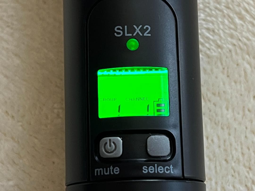 Shure SLX2 マイクレシーバーセット （中古品）