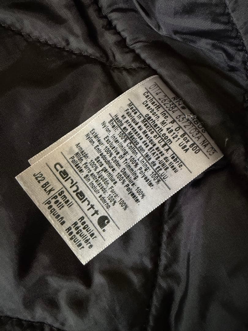 久*賀様 【極美品】Carhartt J22 BLK トラディショナルジャケット
