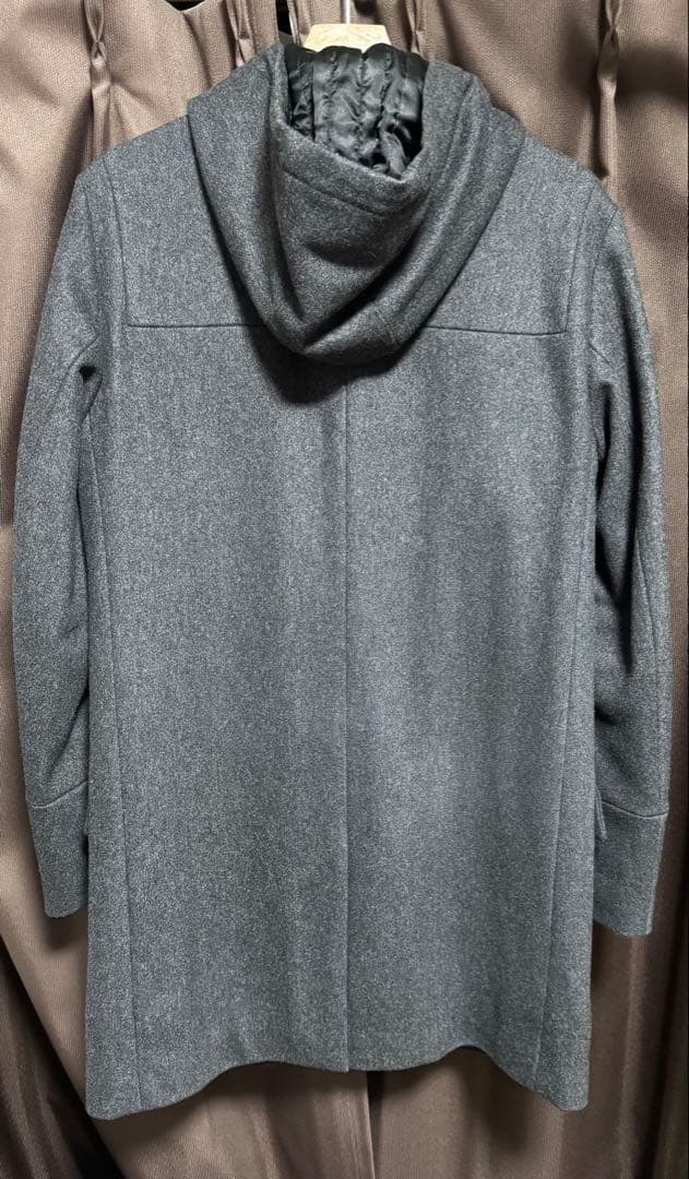 ヒューゴボス　ダッフルコート　ロングコート　グレー　HUGO BOSS