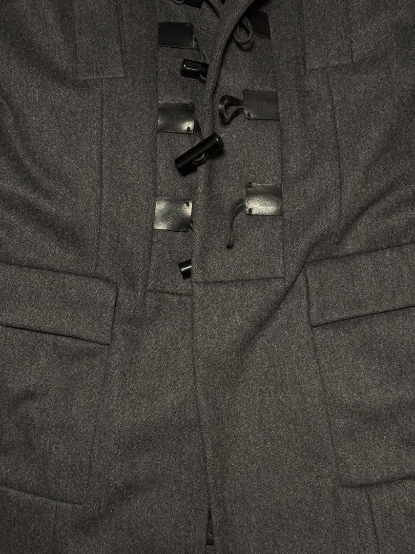 ヒューゴボス　ダッフルコート　ロングコート　グレー　HUGO BOSS