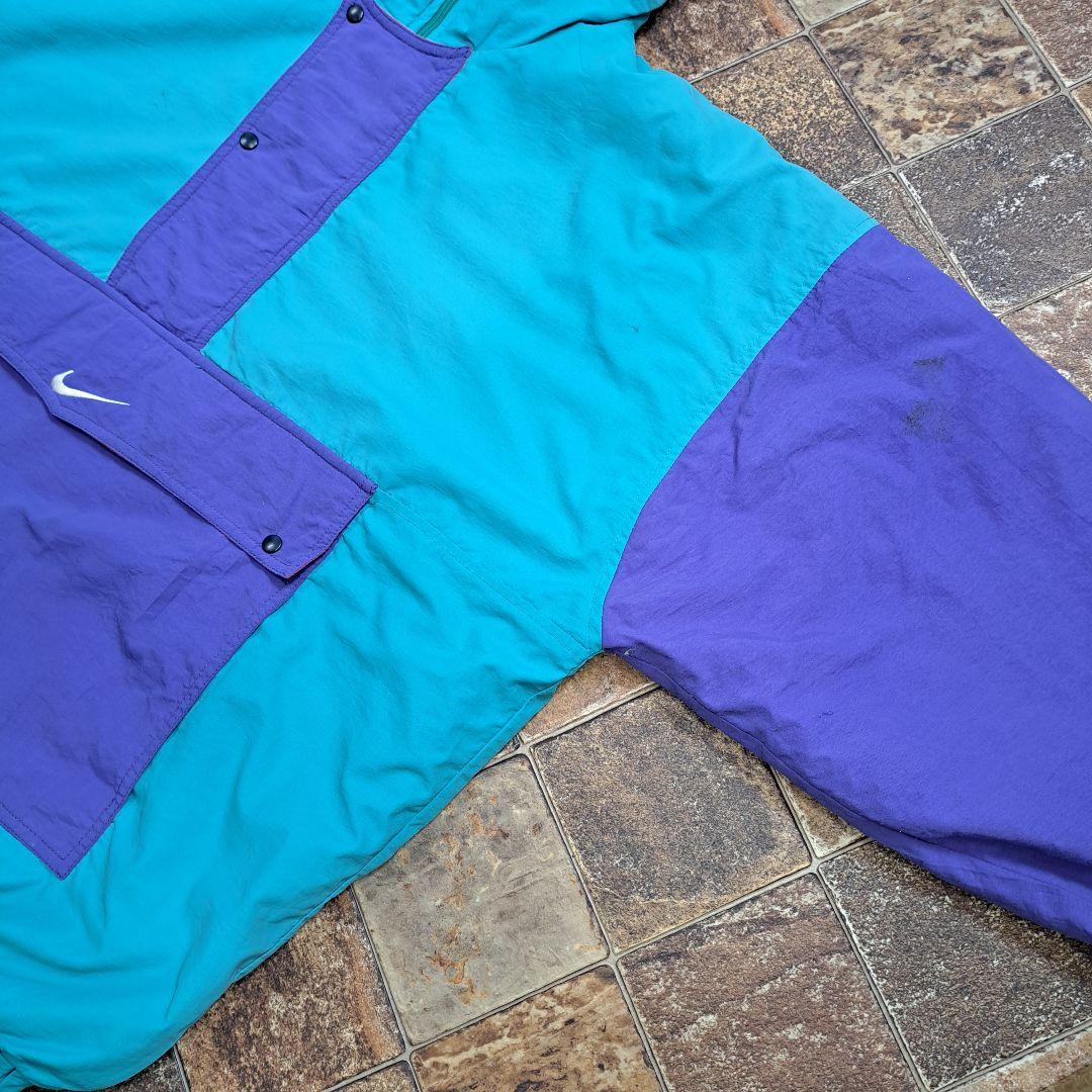 【美品】NIKE　ナイキ　中綿　ハーフジップ　ヴィンテージ　プルオーバー