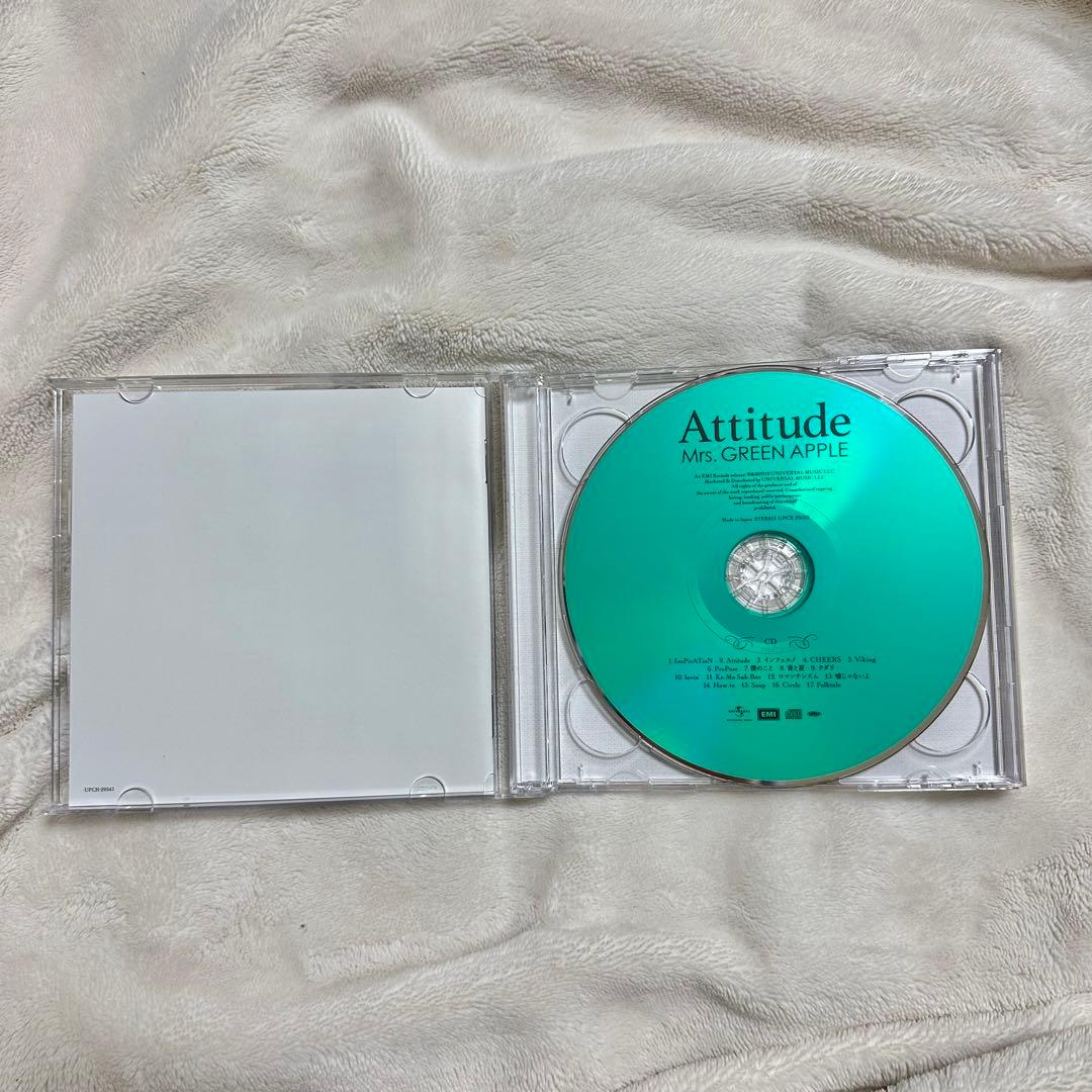 Mrs. GREEN APPLE Attitude 初回限定盤 CD アルバム