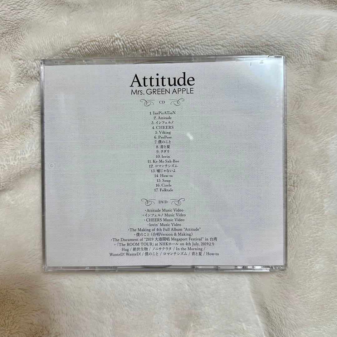 Mrs. GREEN APPLE Attitude 初回限定盤 CD アルバム