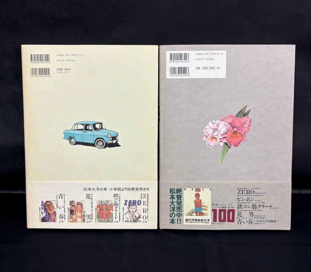 【2冊セット 帯付き】 松本大洋 イラスト集 短編集 100 / 101