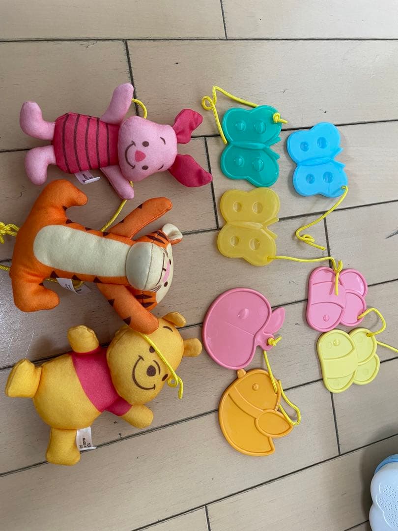 【美品&箱付き】 くまのプーさん えらべる回転6WAY ジムにへんしんメリー