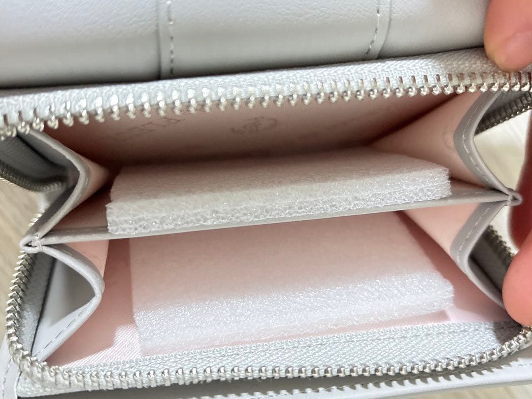 Maison de FLEUR ベルトリボンウォレット サックスブルー