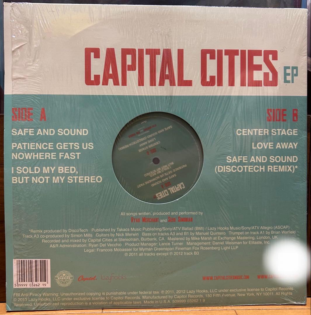 洋楽 CAPITAL CITIES EP