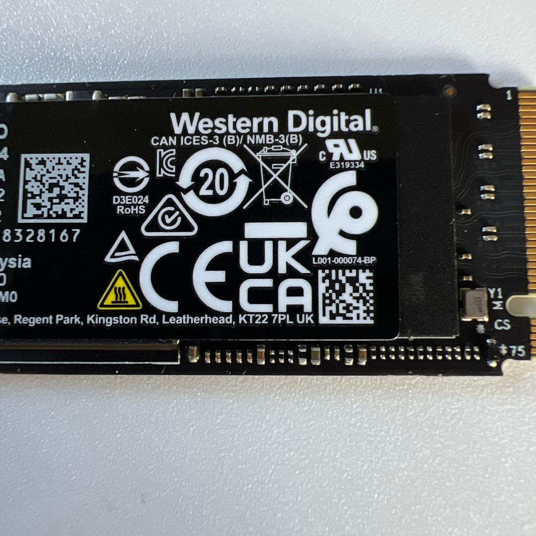 内蔵型SSD WD PC SN810 NVMe SSD 512GB