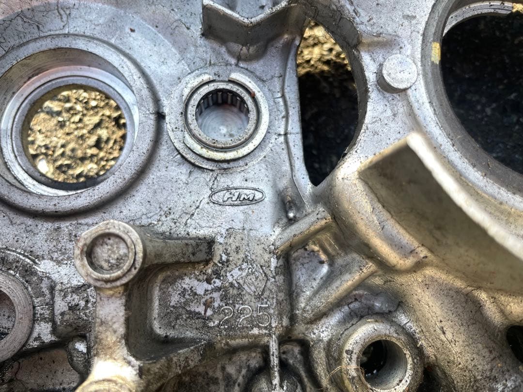 モンキー　z50j クランクケース　エンジン　やられ仕様