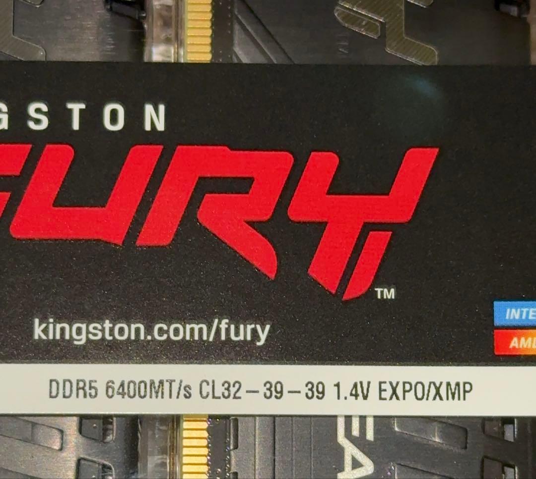 Kingston FURY DDR5 32GB (2x16GB)※未使用品