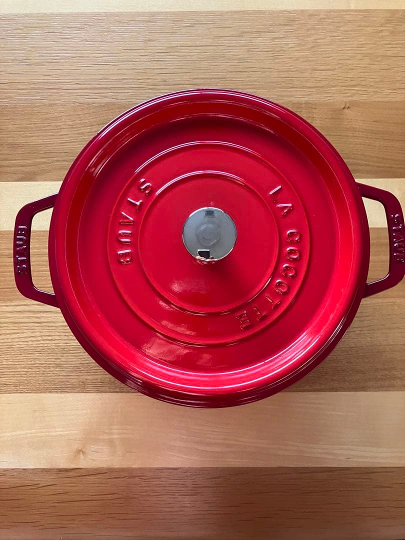 STAUB ストウブ　ココット ラウンド24cm チェリー