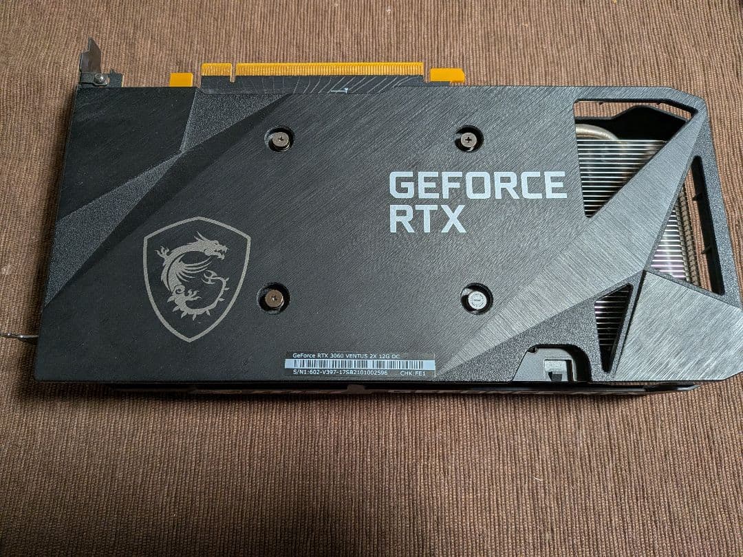 【中古】MSI GeForce RTX 3060 12G