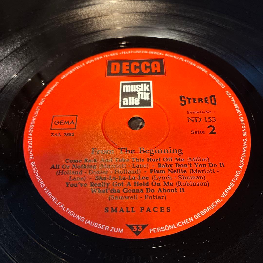 【独DECCA】Small Faces / From The Beginning