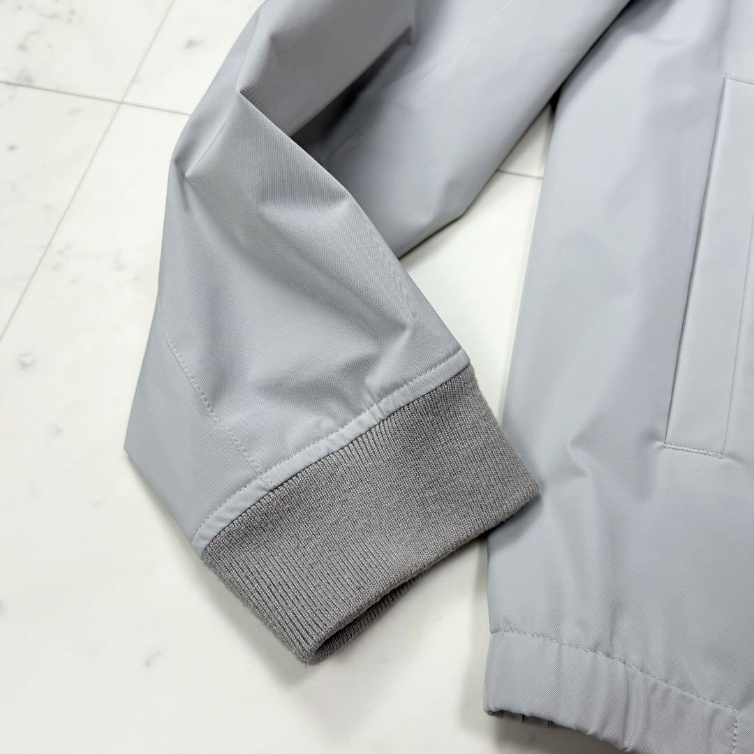 美品 セオリー Theory ボンバージャケット ブルゾン グレー Mサイズ