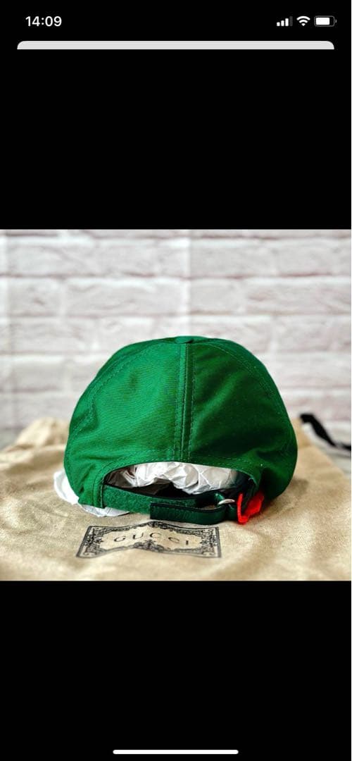 激レア❗️ヨーロッパ限定カラー❗️Gucci キャップ　　100th M