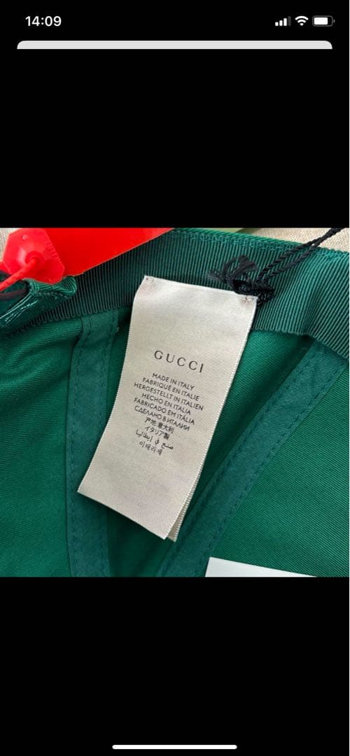 激レア❗️ヨーロッパ限定カラー❗️Gucci キャップ　　100th M