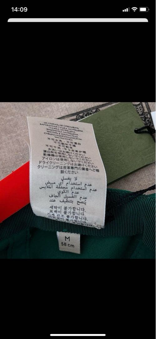 激レア❗️ヨーロッパ限定カラー❗️Gucci キャップ　　100th M