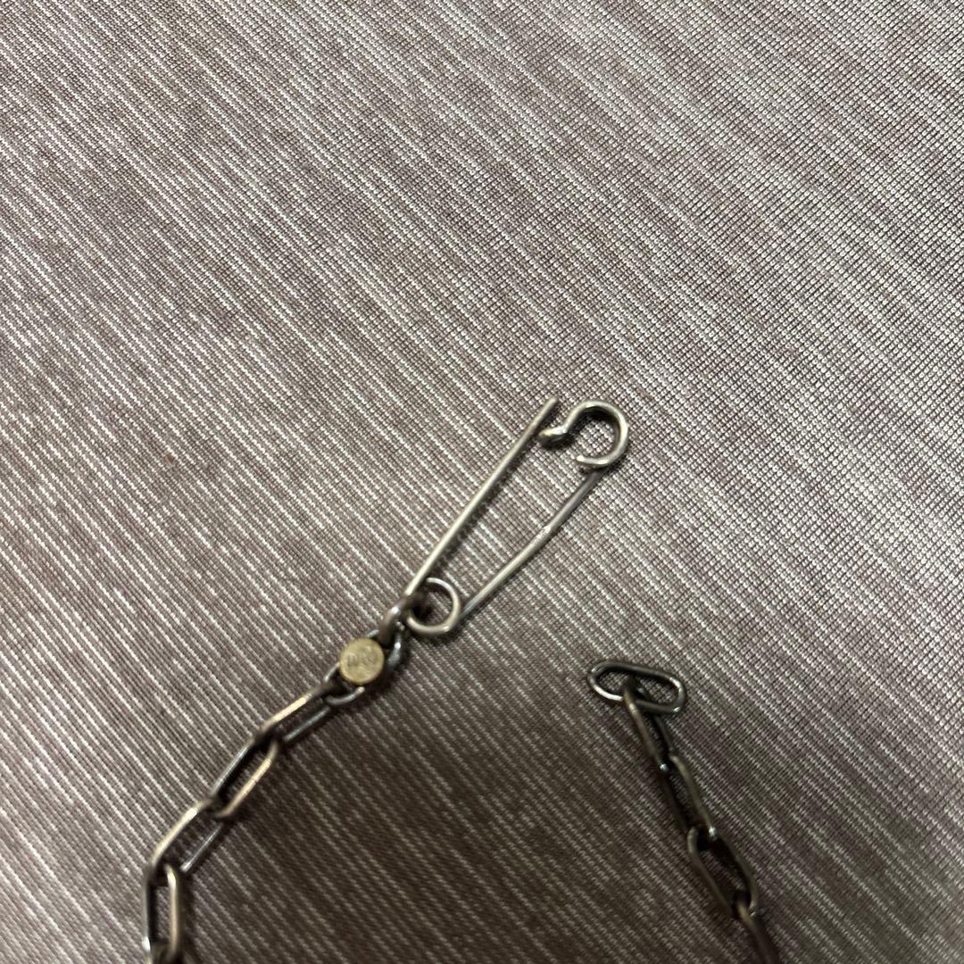 ジャムホームメイド メンズ　安全ピンネックレス