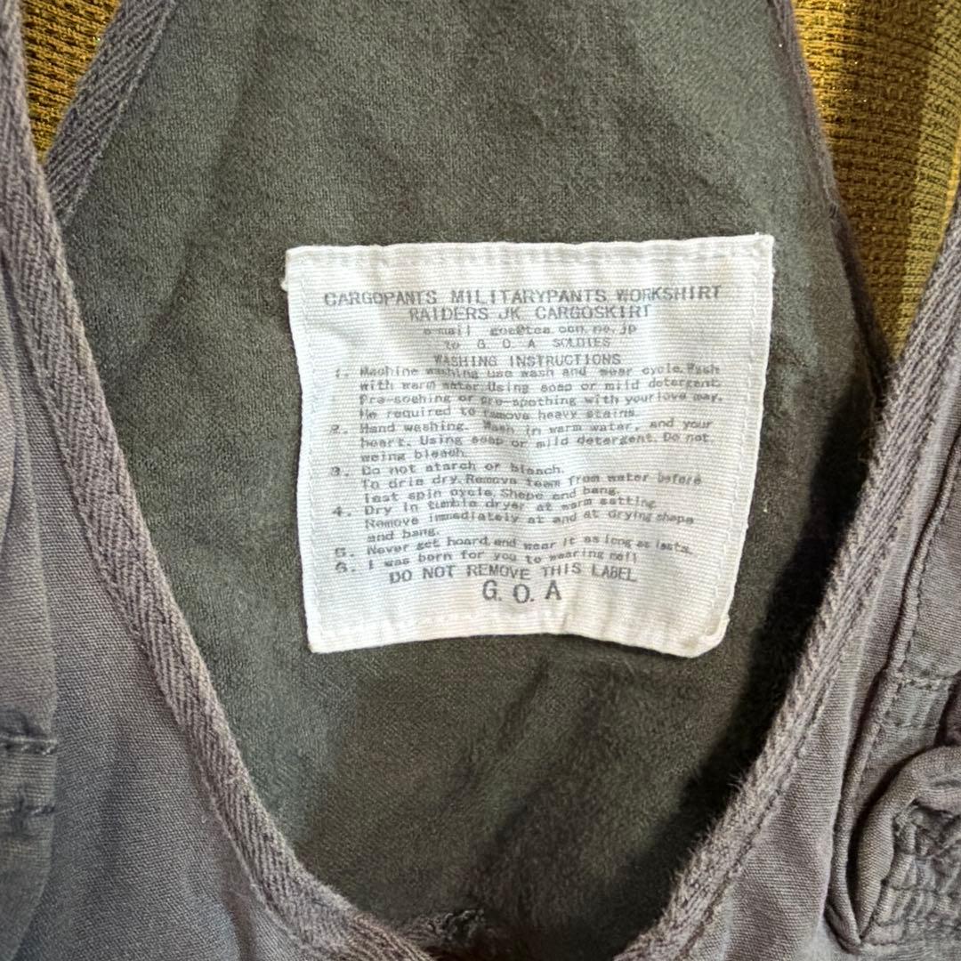 激レア goa men's サンプル品 ミリタリー ベスト