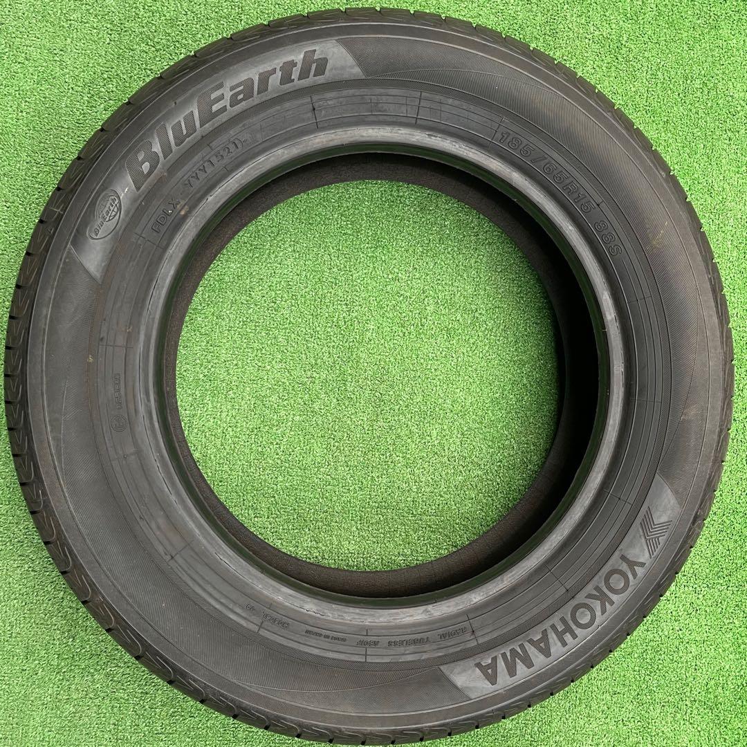 ヨコハマ　ブルーアース185/65-15　中古品　4本セツト