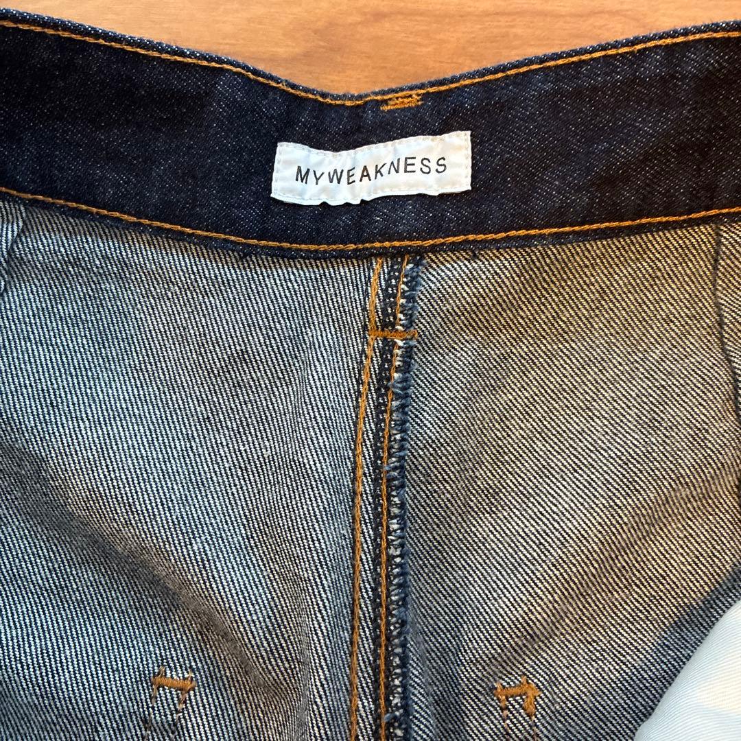 パンツ MY WEAKNESS DENIM WIDE PANTS 24