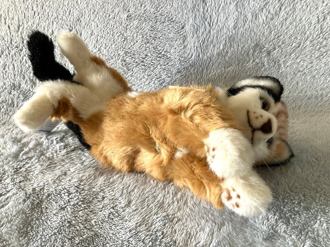 KOSEN ケーセン 寝そべり 猫 ぬいぐるみ 三毛猫 未使用品