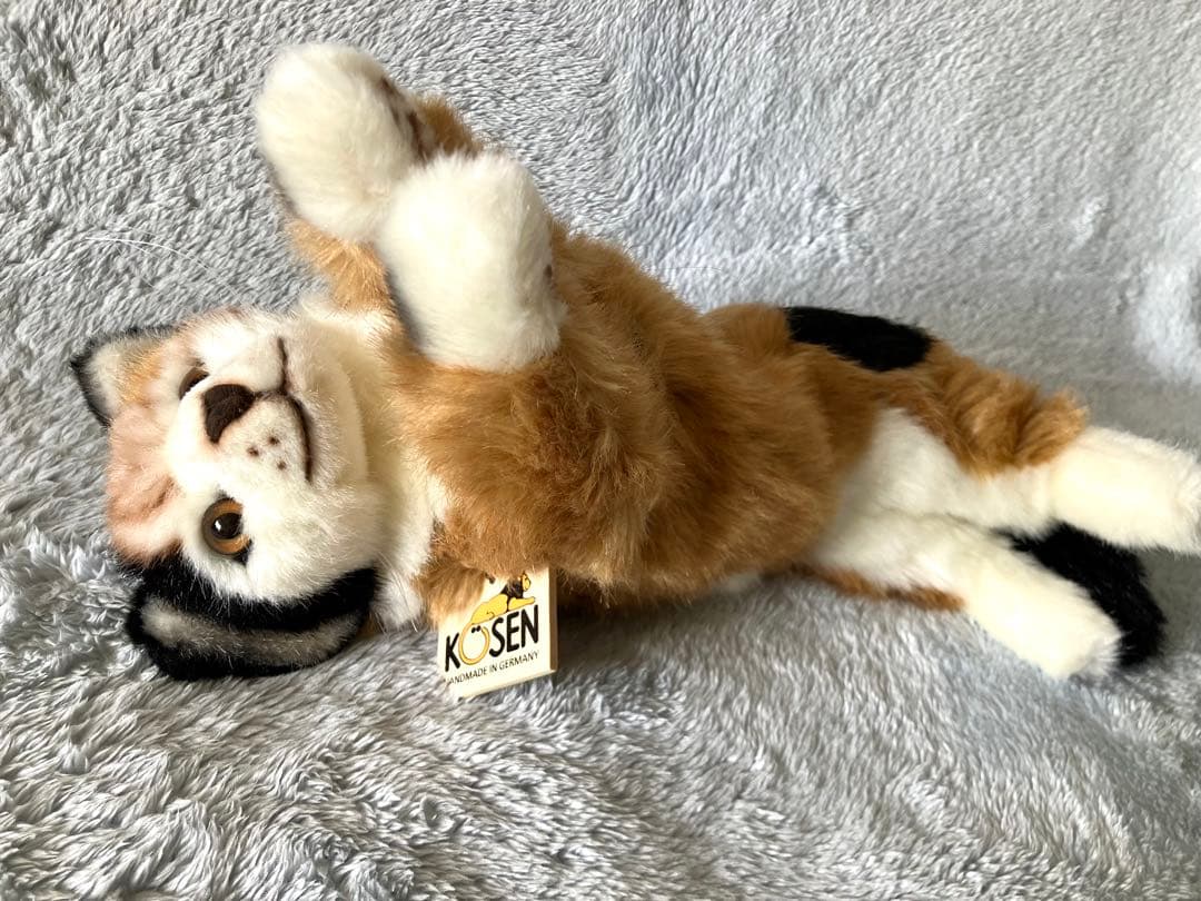 KOSEN ケーセン 寝そべり 猫 ぬいぐるみ 三毛猫 未使用品