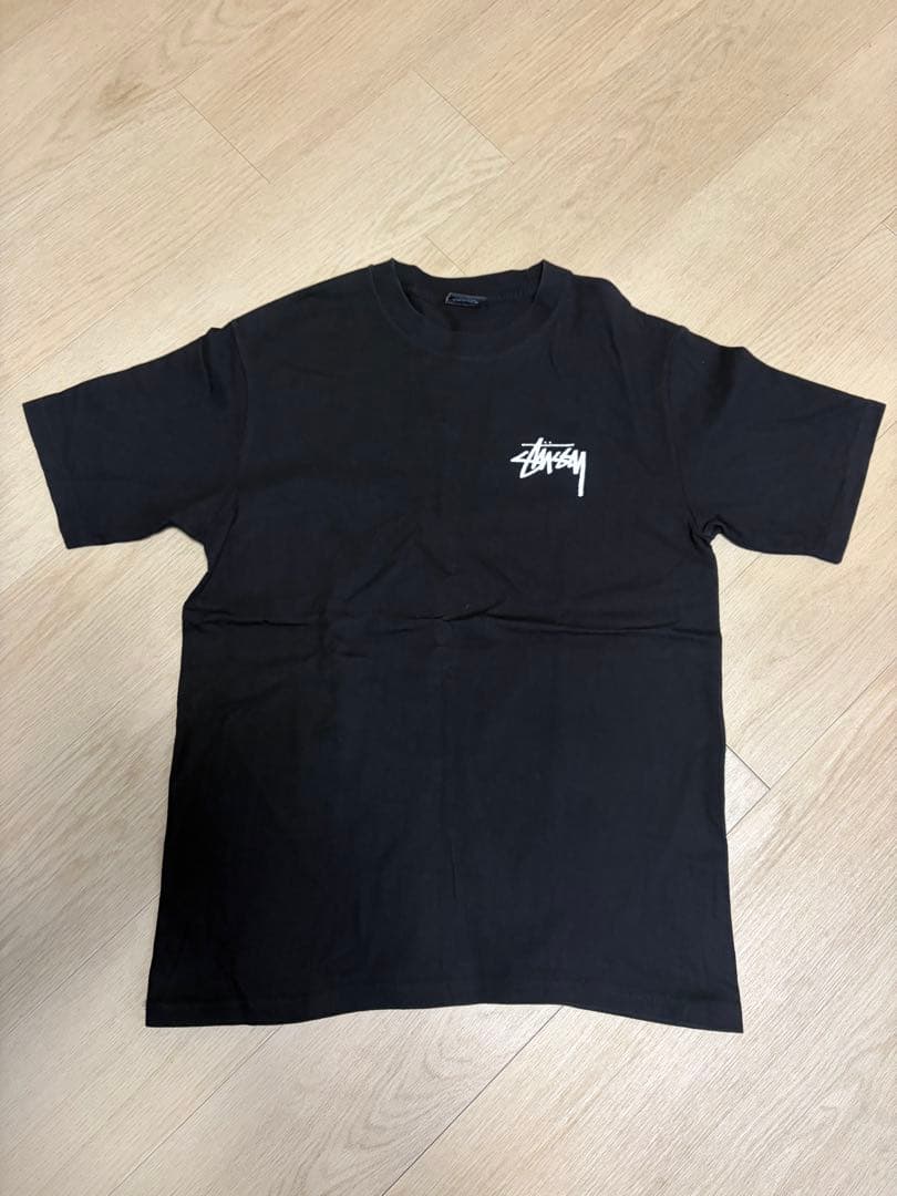 STUSSY ステューシー ダイスバックプリントTシャツ ブラック M 半袖