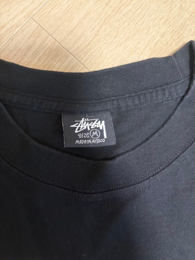 STUSSY ステューシー ダイスバックプリントTシャツ ブラック M 半袖