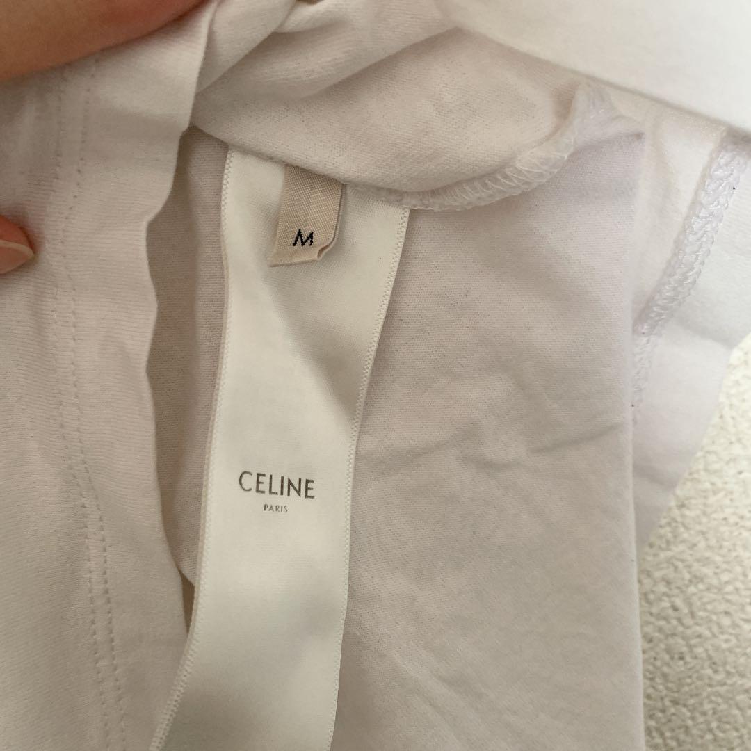 CELINE セリーヌ ホワイト Tシャツ M