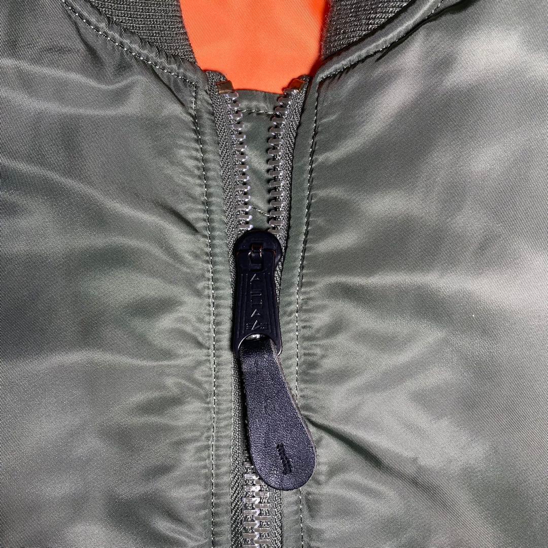 00s USA製 ALPHA MA-1 MA1 flight jacket S