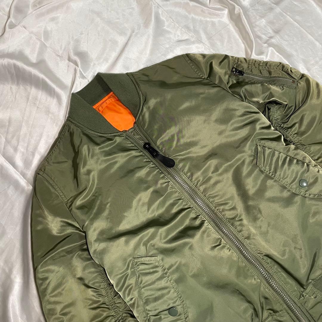 00s USA製 ALPHA MA-1 MA1 flight jacket S
