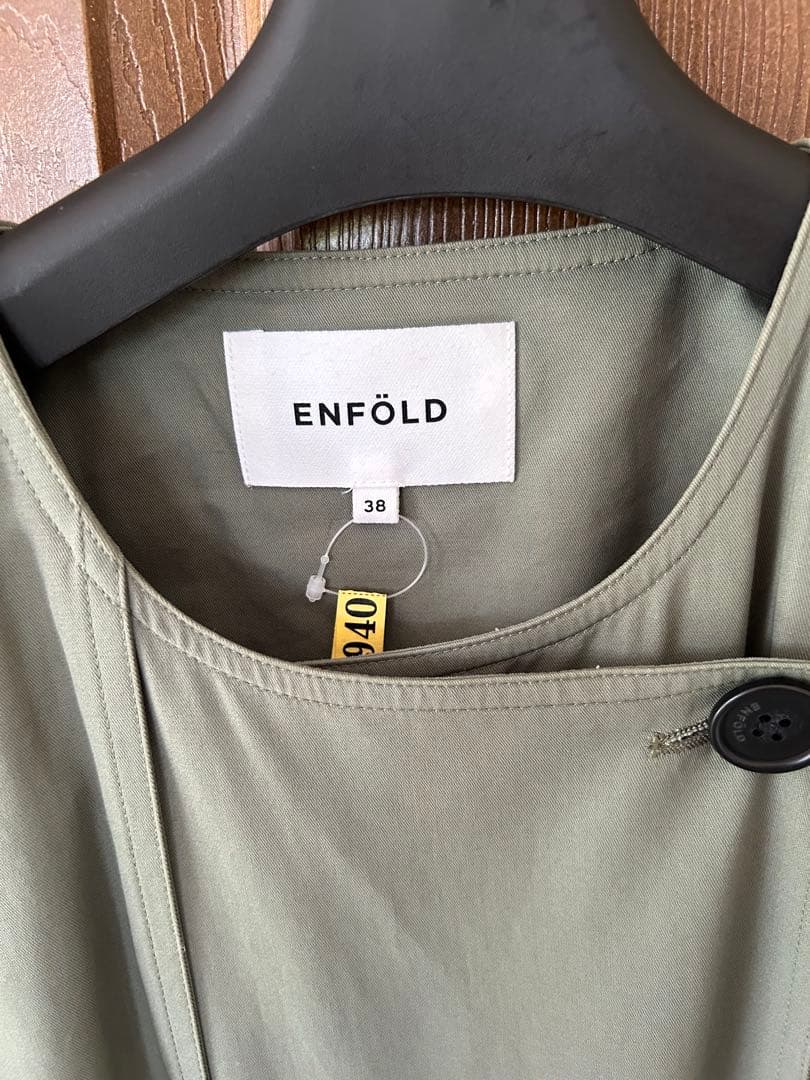ENFÖLD トレンチコート 38 オリーブグリーン