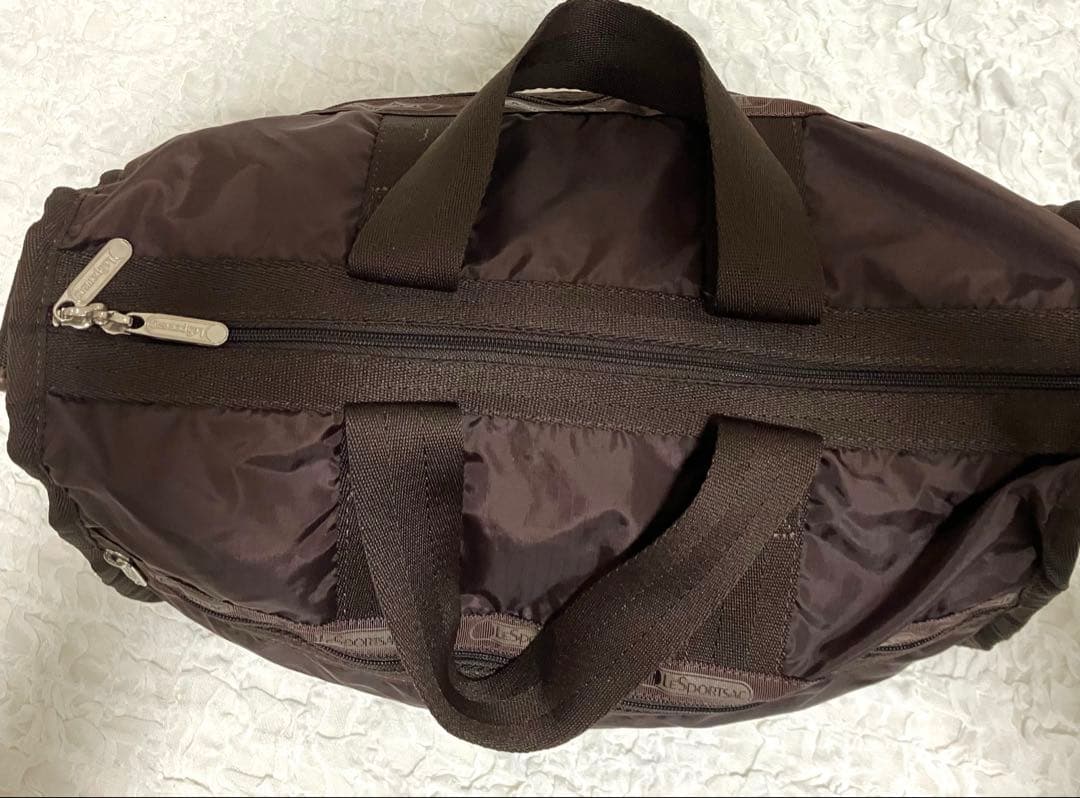 【極美品】LESPORTSAC レスポートサック ボストン 大容量 ブラウン