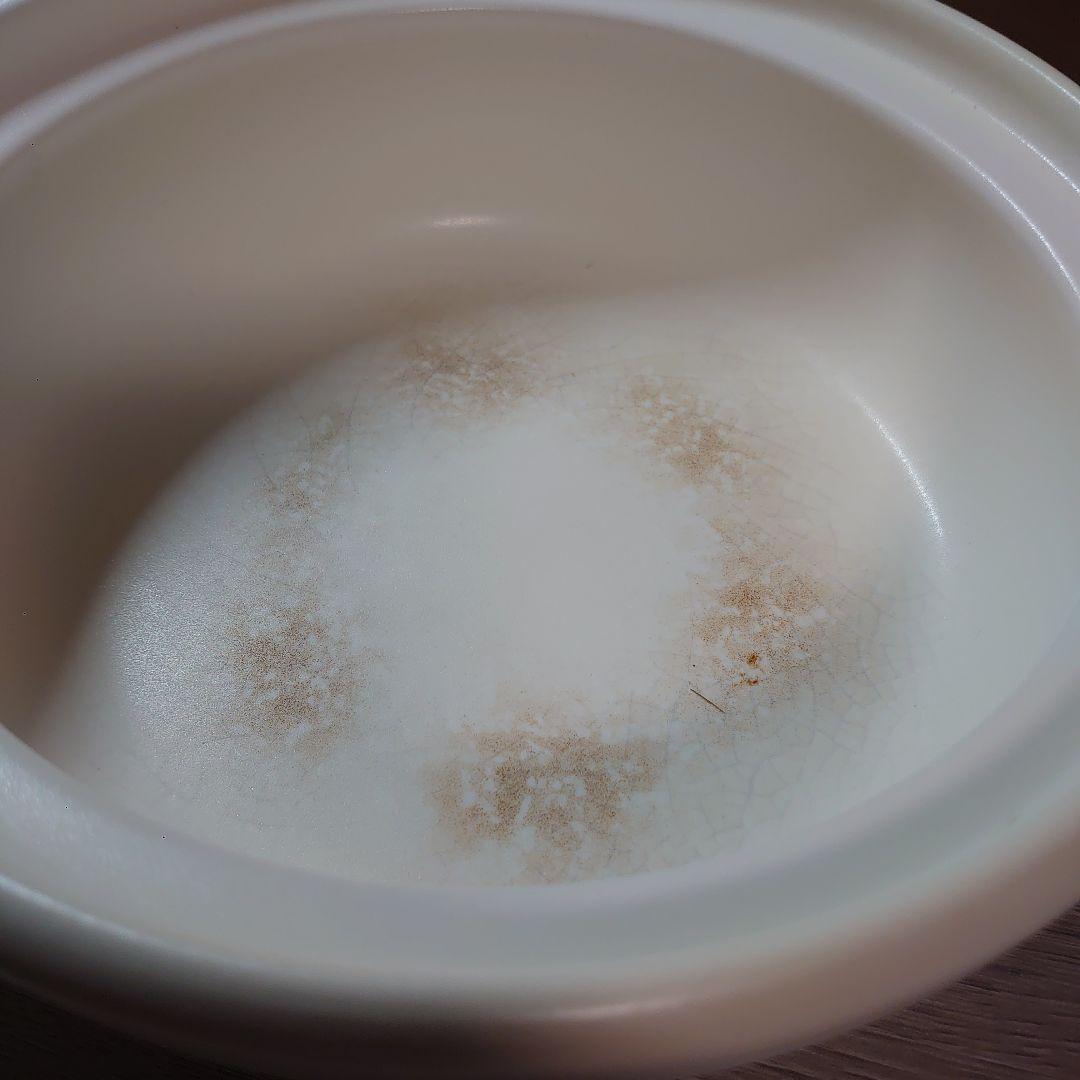 マスタークック　ホワイト土鍋 蒸し器付き　３合炊き