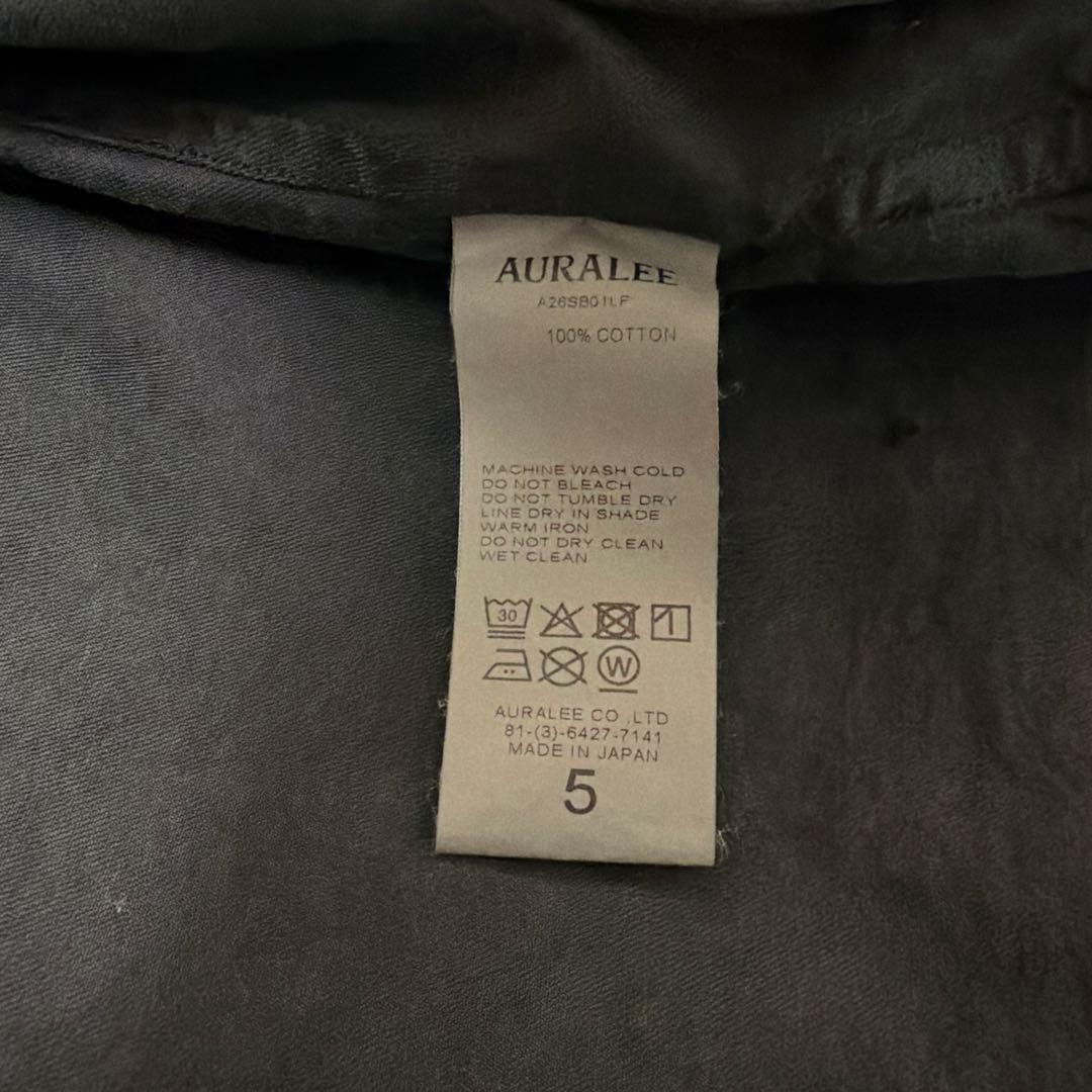 ジャケット・アウター AURALEE 26SS GARMENT DYED FINX CHINO 5